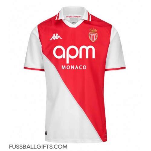 AS Monaco Fußballbekleidung Heimtrikot 2024-25 Kurzarm